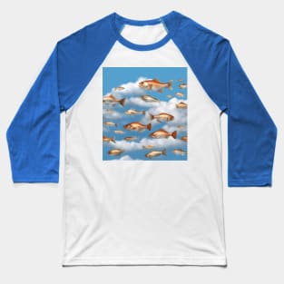 Raining Fish Baseball T-Shirt